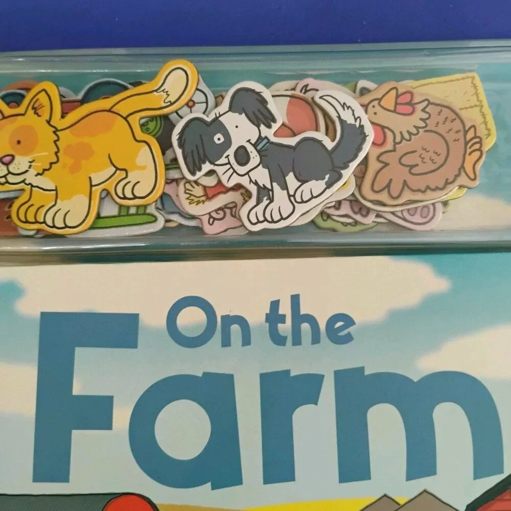 On the Farm by Erin Ranson Magnetic Story and Play Scene